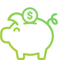 Piggy bank icon